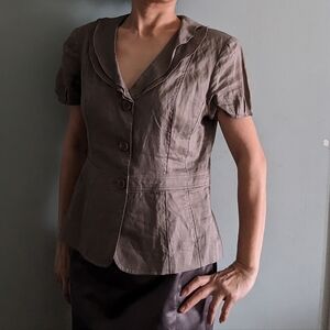 Gilani Women's Linen Blouse